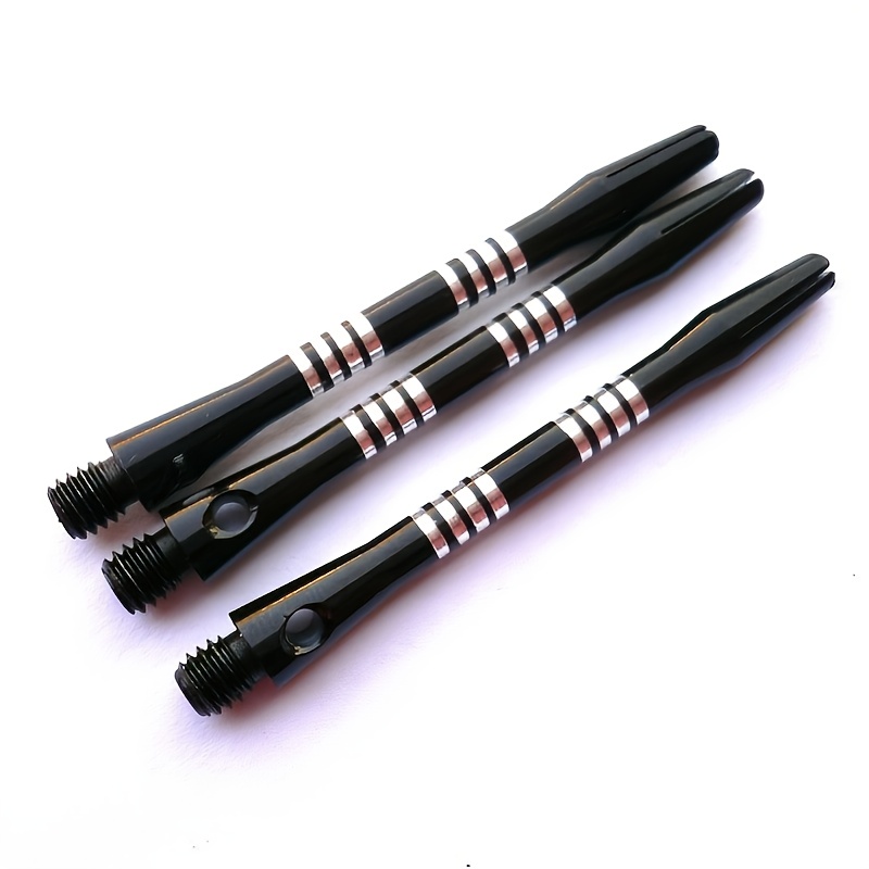 30pcs Mixed Color Knight Dart Universal 2BA Dart Rod | Straight Stripe, Aluminum Alloy, Indoor Sports