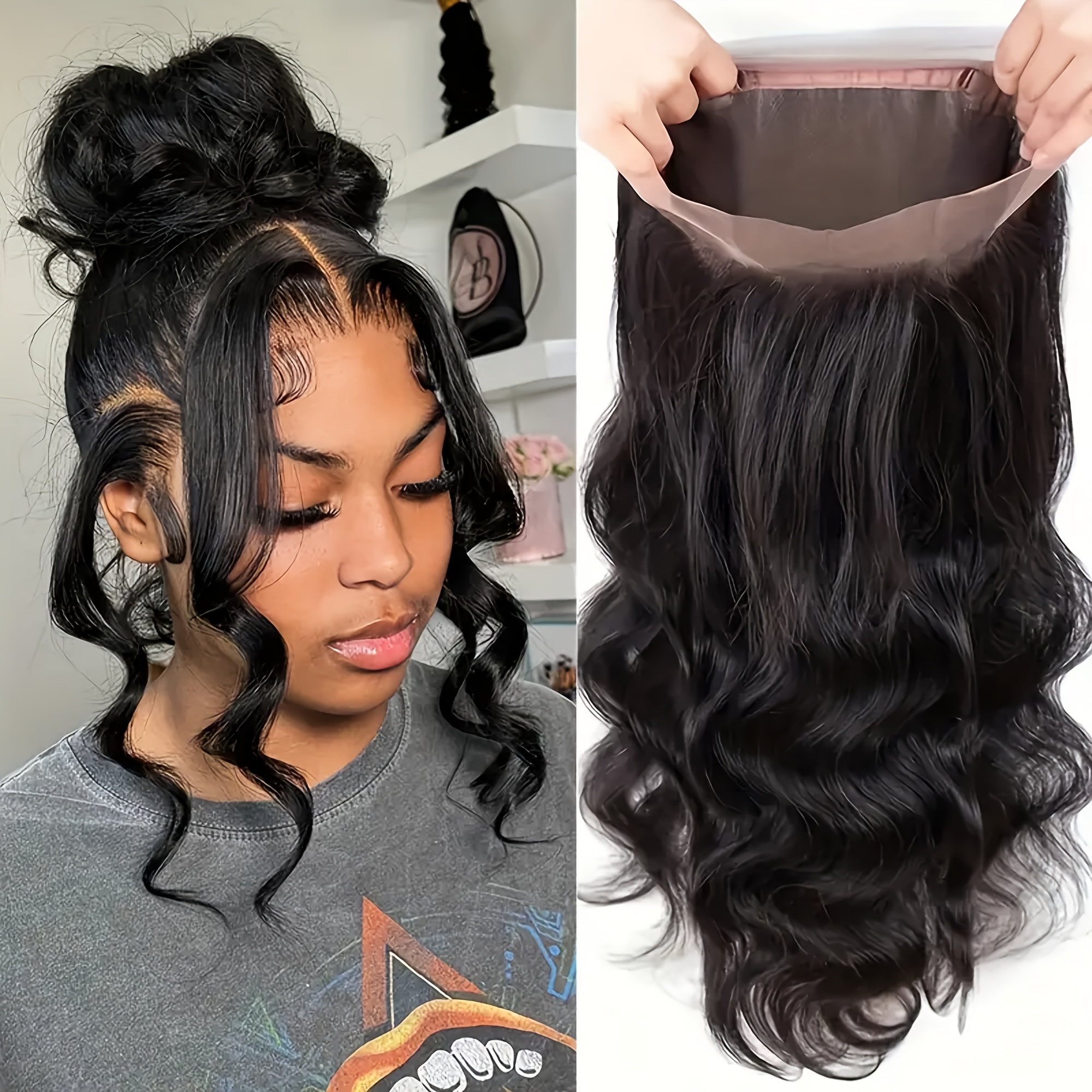Wig Tutorial Full Lace Wigs Install 360 Lace Front Wig Human Hair