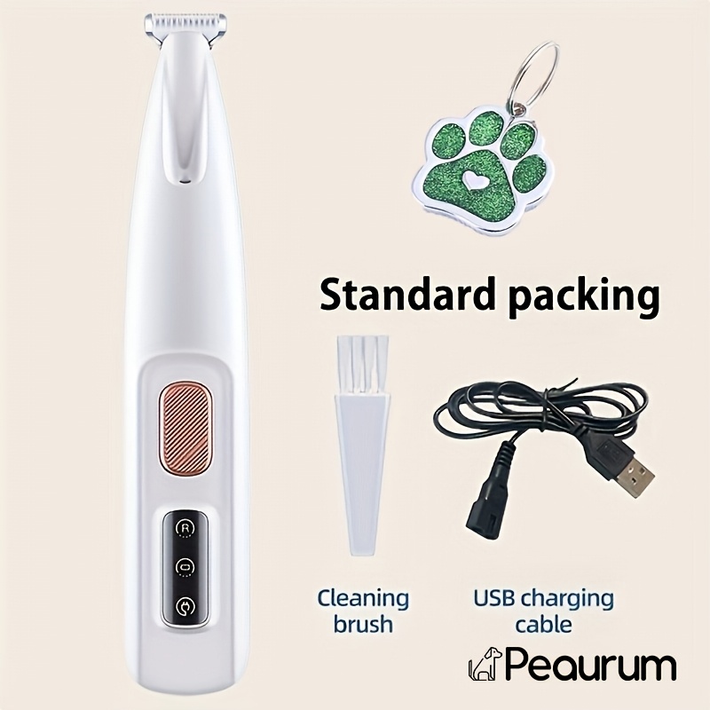 TEMU Professional Pet Grooming Clippers Suitable For Cats & Small Dogs With Usb/battery Power, Hair Trimmer, Usb- & Battery Backup, Plastic For,