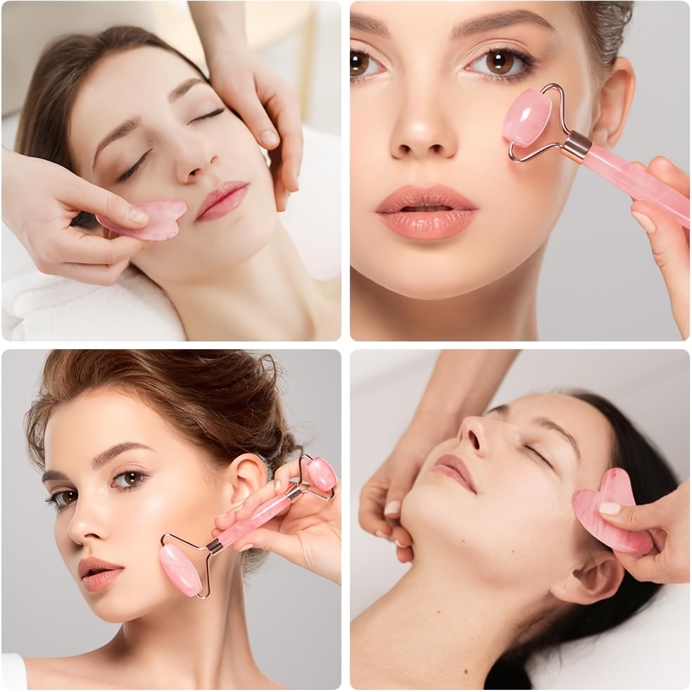 2pcs set massagers non jade double head massage stick facial - Temu