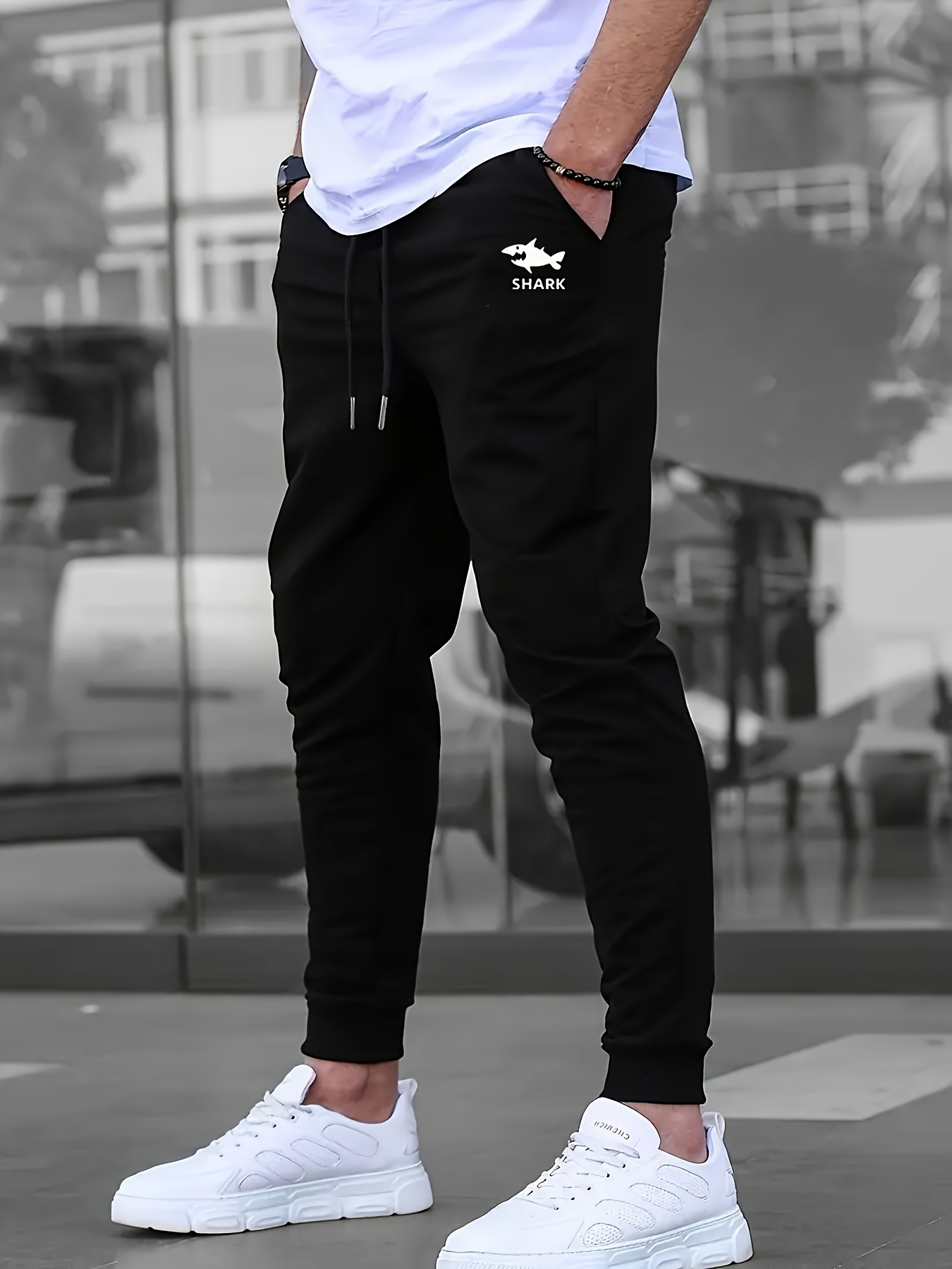 Pantalon De Sport Homme – Jogging Coton Doux – Coupe Harem Large – Pour Fitness, Musculation, Loisir - 9