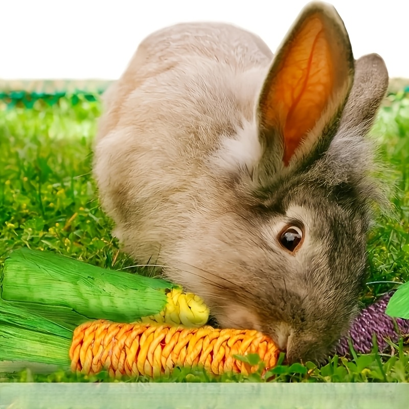 Non-Toxic Bite-Resistant Rabbit Chew Suitable for Guinea & Small Pets - Dental Cleaning Chewable Bone/Shaped Chewers, Wear-Resistant Rabbit Teeth Cleaners for Indoor Play, Safe Chewer for Rabbits, Guinea Pig Boredom