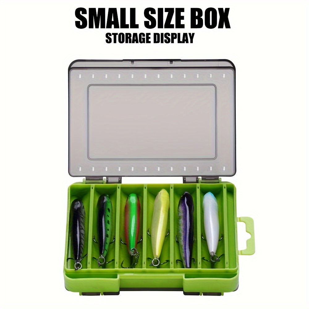 1pc double sided fishing tackle box for hooks lures and baits portable fishing accessories organizer Product details 7