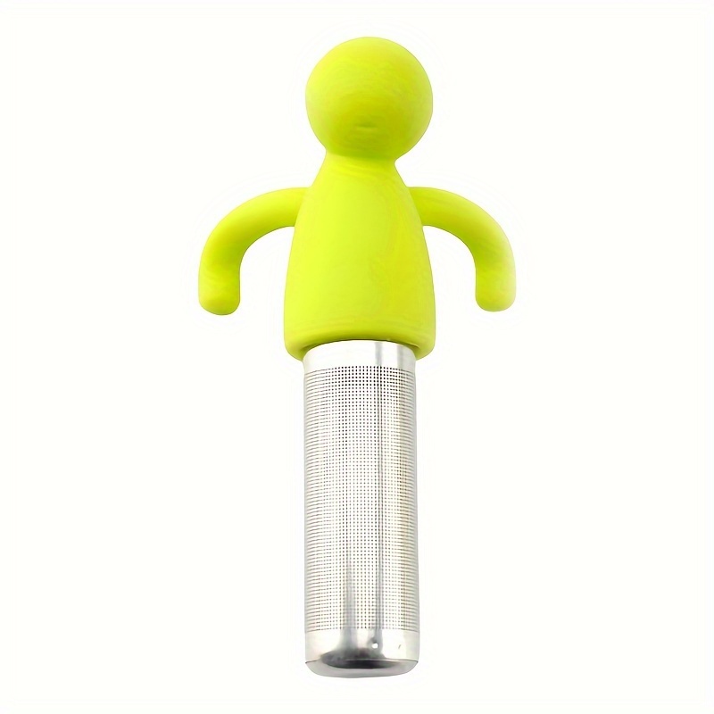 Stainless Steel Fine Mesh Tea Infuser With Silicone Hook Handle - Durable Loose Leaf Tea Strainer For Easy Hanging On Cups And Mugs