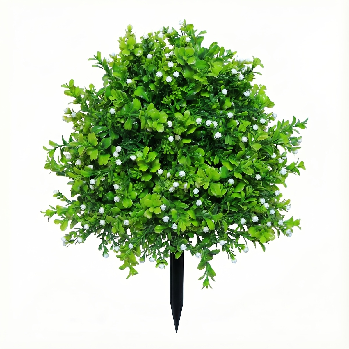 Image of 55cm/21in Super Large Artificial Jasmine Flower Garden Stake, Uv Resistant Faux Greenery Bush, Non-fading Plants For Outdoor Lawn, Courtyard & Wedding Decor, 2026 Floral Arrangement