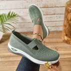 breathable lightweight hollow out sneakers for women slip on casual shoes with embroidery detailing plus size upper md sole for outdoor walking woven texture footwear