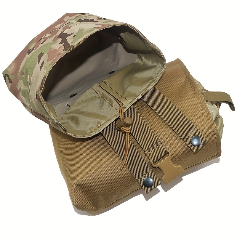 

1pc Folding Recycling Bag, Miscellaneous Storage Bag, Molle Accessory Hanging Bag, Outdoor Sports Multi-functional Waist Bag