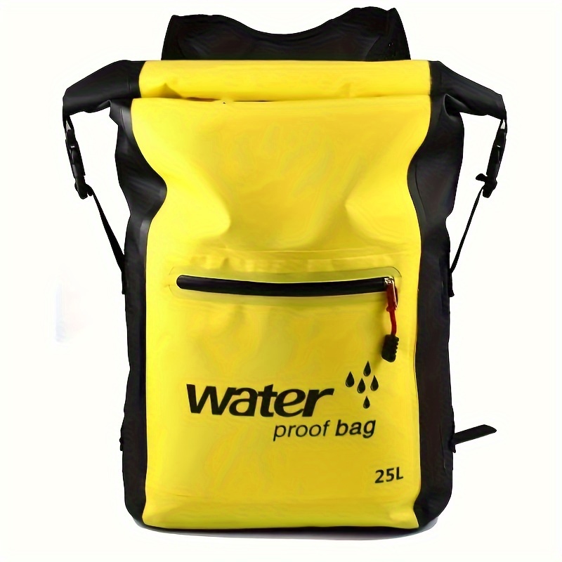 

25l Foldable Backpack For Outdoor Activities - Waterproof Dry Bag For Rafting, Kayaking, Hiking, And Biking