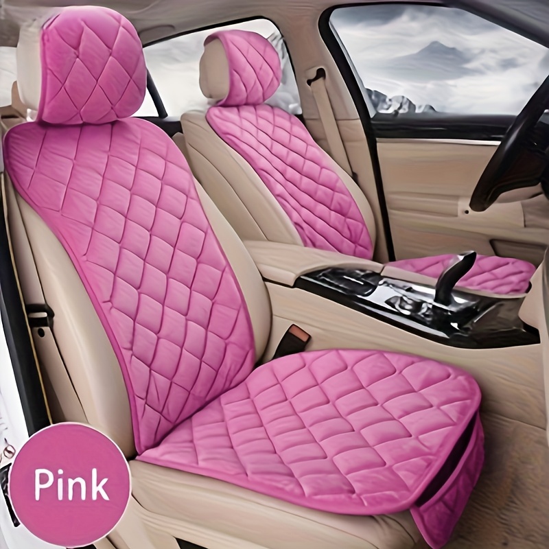 TEMU Car Seat Cover, Breathable Flax Car Seat Cushion Protector Pad Front Pad Soft And Comfortable Car Seat Cushion