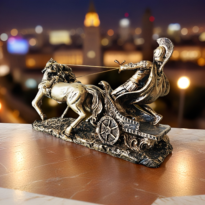 1 roman chariot resin statue featuring design an - Temu Mauritius
