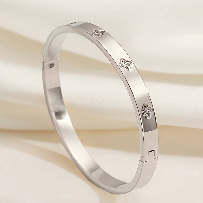 Elegant Stainless Steel Bracelet, Unisex Gift