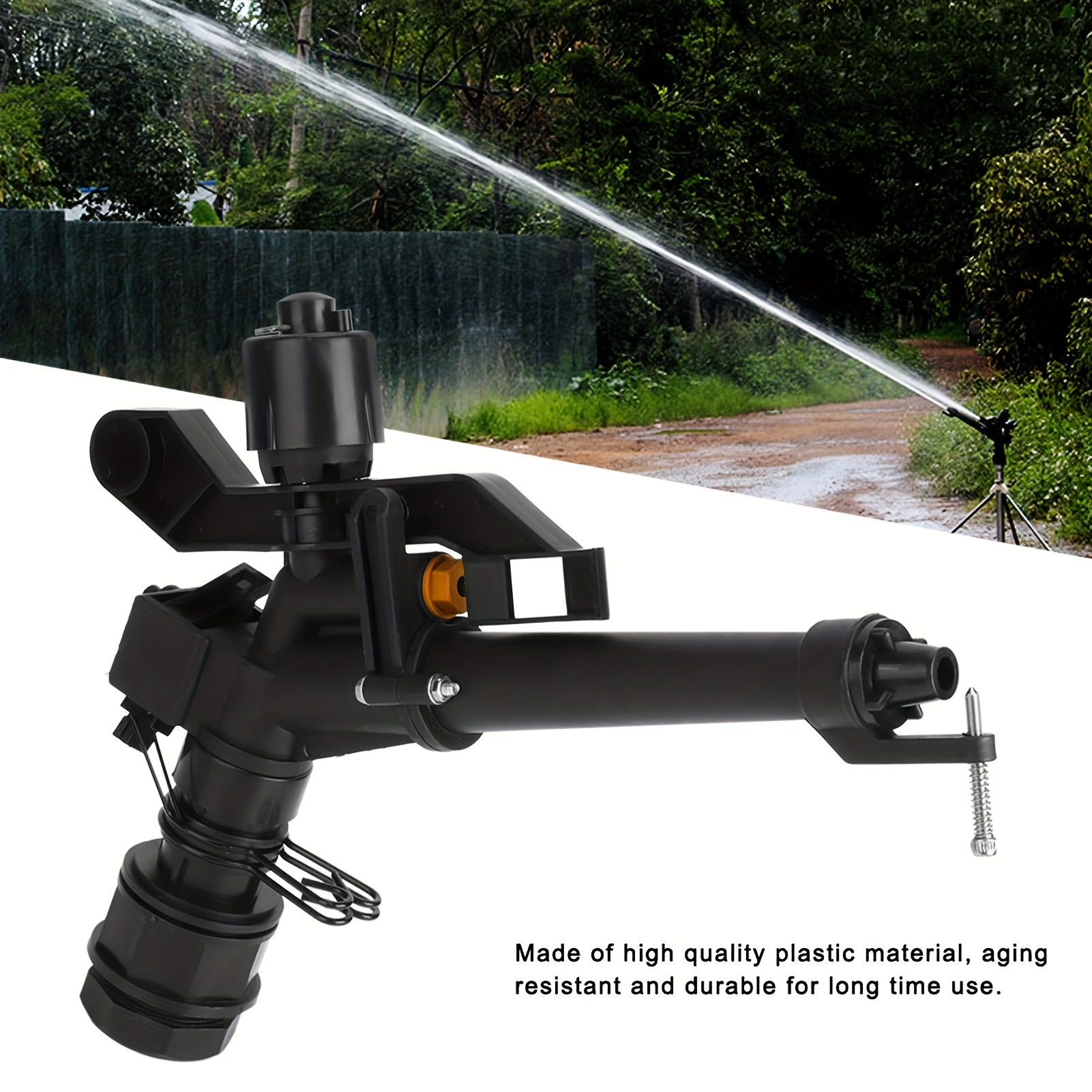 

1.5in To 1in Dn25 Female Thread Adjustable 360 Degree Rotating Rocking Arm Sprinkler Farm Irrigation For Farm Agriculture