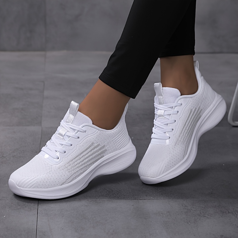 Image of Comfortable Women's Shoes For Casual Indoor Fitness, Outdoor Sports, And Running, Featuring Soft And Elastic Materials., Women Shoes, Sneakers