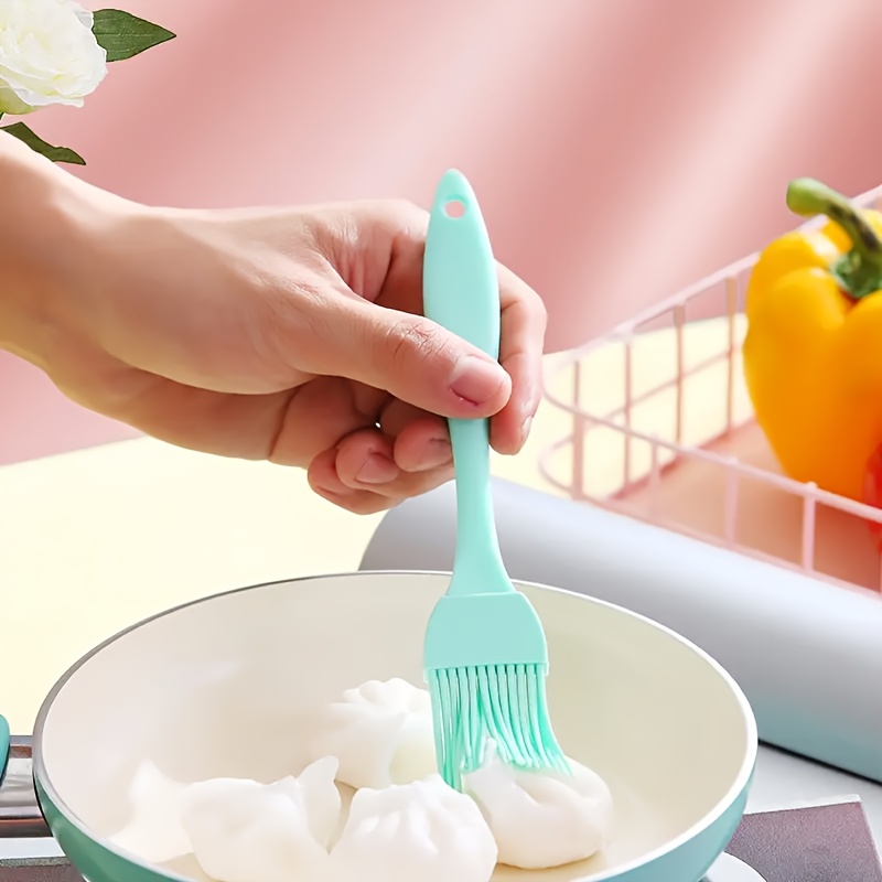 1pc Silicone Basting Brush - Versatile for BBQ, Baking & Outdoor Cooking, Durable Kitchen Tool