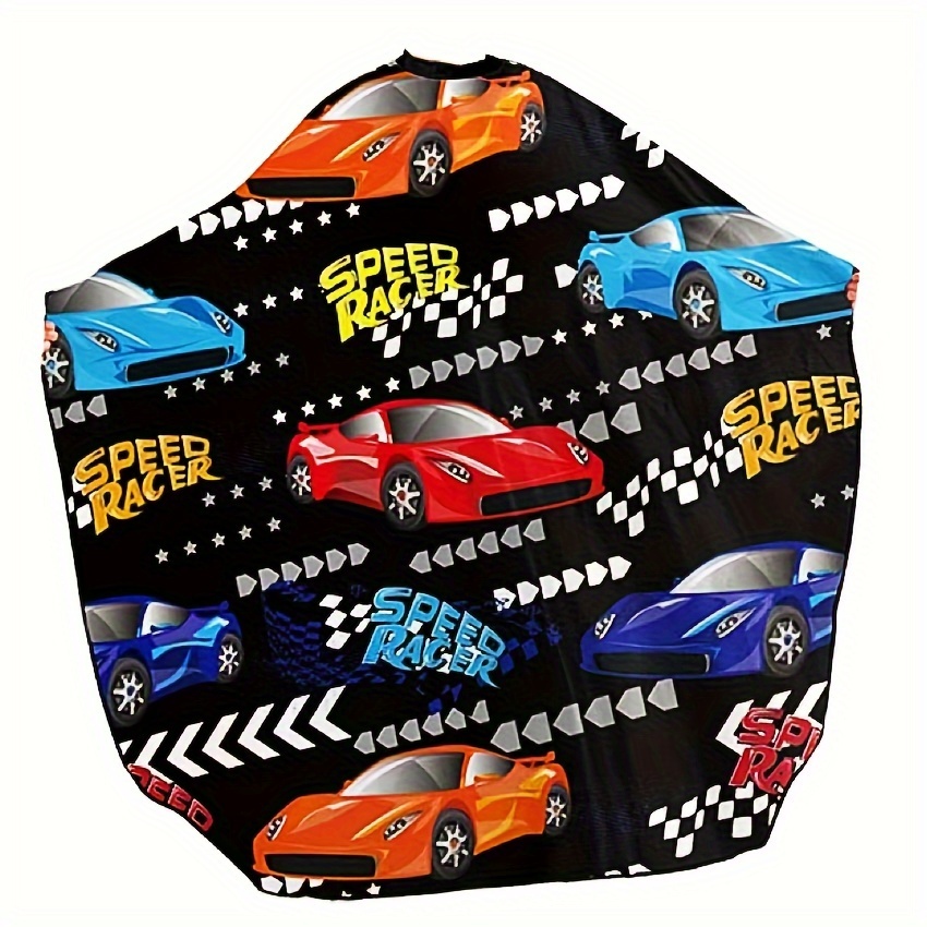 TEMU 1pc Adorable Tissu à Cheveux avec Design de Dessin Animé, Facile à Nettoyer et Antiadhésif, avec un Cou Adjustable, Parfait pour une Utilisation