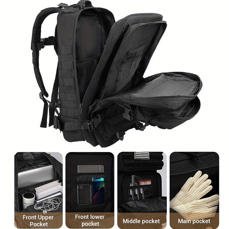 45l   backpacks outdoor molle 3 day backpack hiking   rucksack Product details 3