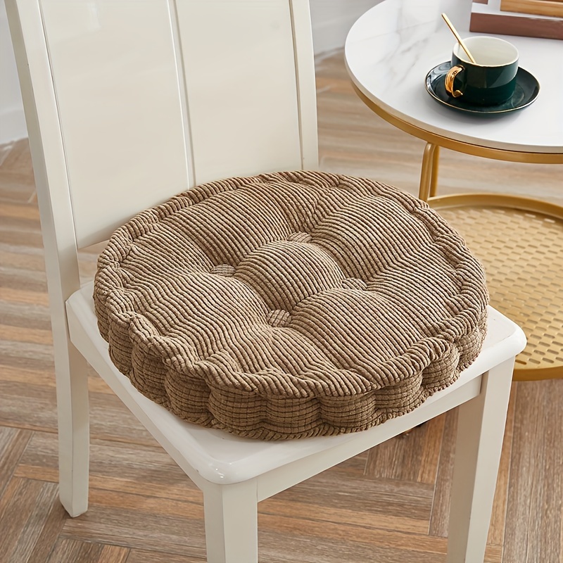 Cuscino tinta unita Tatami cuscini rotondi per soggiorno sedia sedile  cuscino addensato tappetino da preghiera Pouf Futon in stile giapponese -  AliExpress