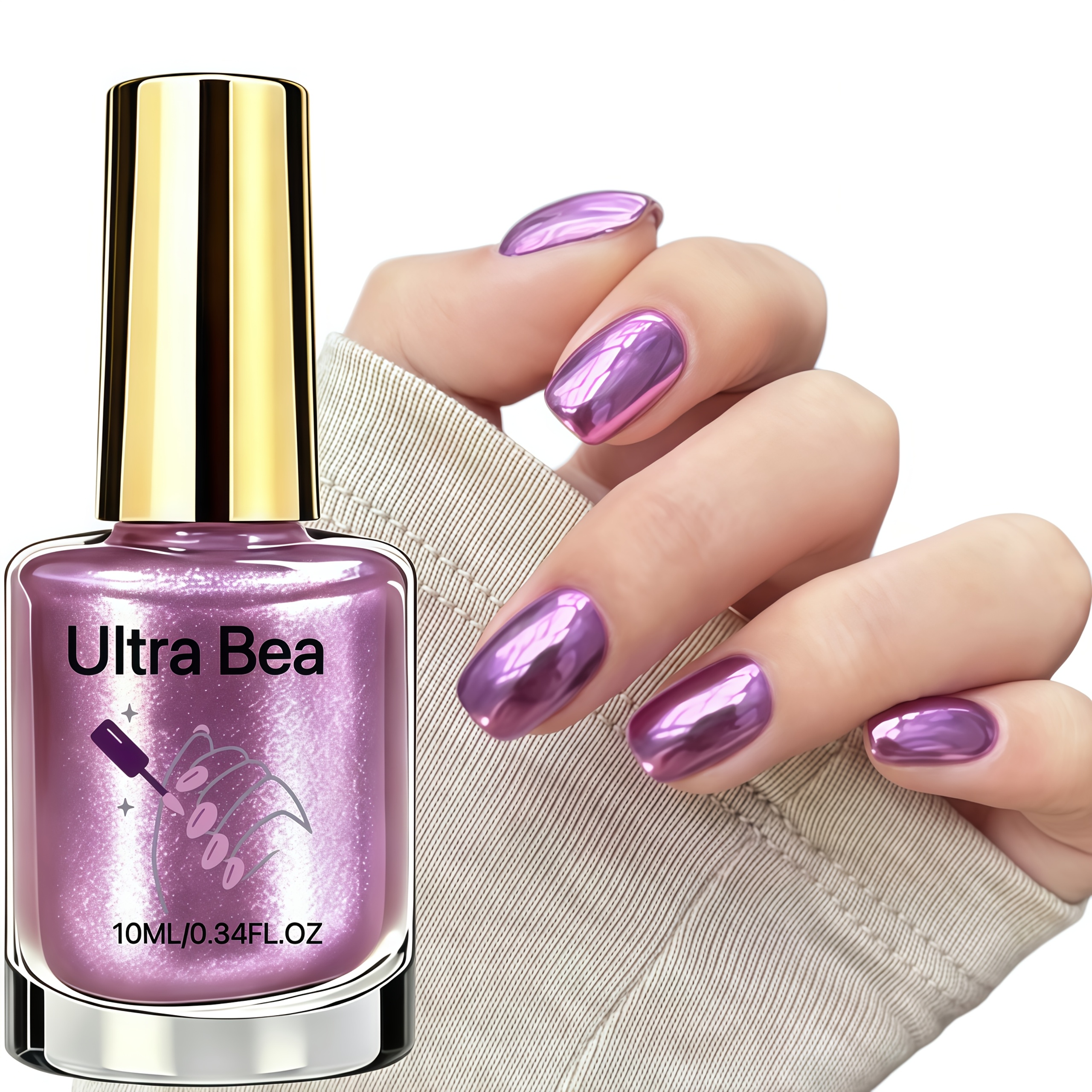 mirror grape purple nail strengthener strengthener natural quick dry   enhancing     quick drying nail polish fashionable nail art long lasting formula no curing required nail enthusiasts