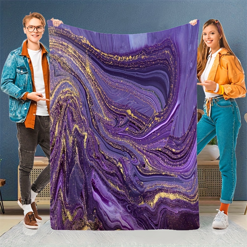 

1pc Jetée en Marbre & - Texture , Toutes , Résistante aux Taches, Indéchirable, 200-250gsm, Lavable en , Décoration de Chambre / Utilisation Polyvalente, et