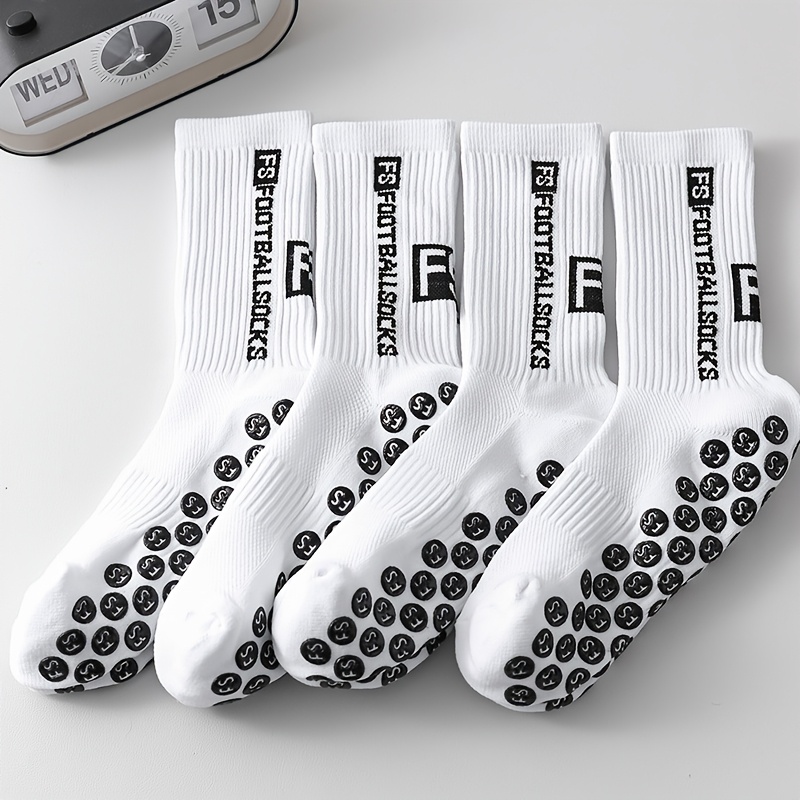 E-shop 1/4 Paar PC zweifarbige Crew-Socken für Herren in Schwarz Weiß – Stilvolle gutaussehende FS-Crew-Socken – Weicher, atmungsaktiver