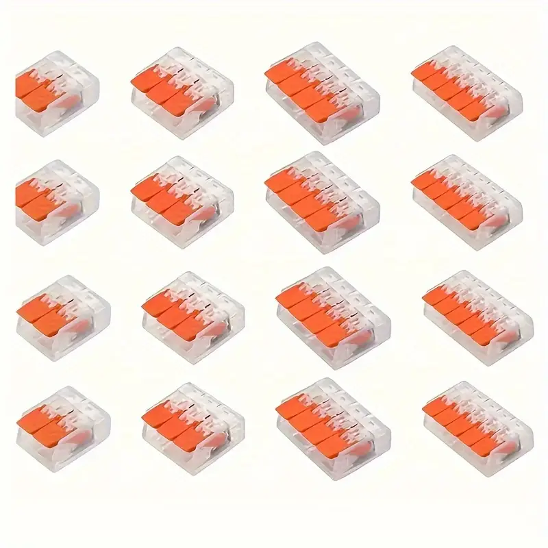 80pcs/  tipo conectores de cable 221 bloque de conector eléctrico de pinza terminales de cable reutilizables mini rápidos para hogar para 2 puertos, 3 puertos, 4 puertos y 5 puertos. detalles 3
