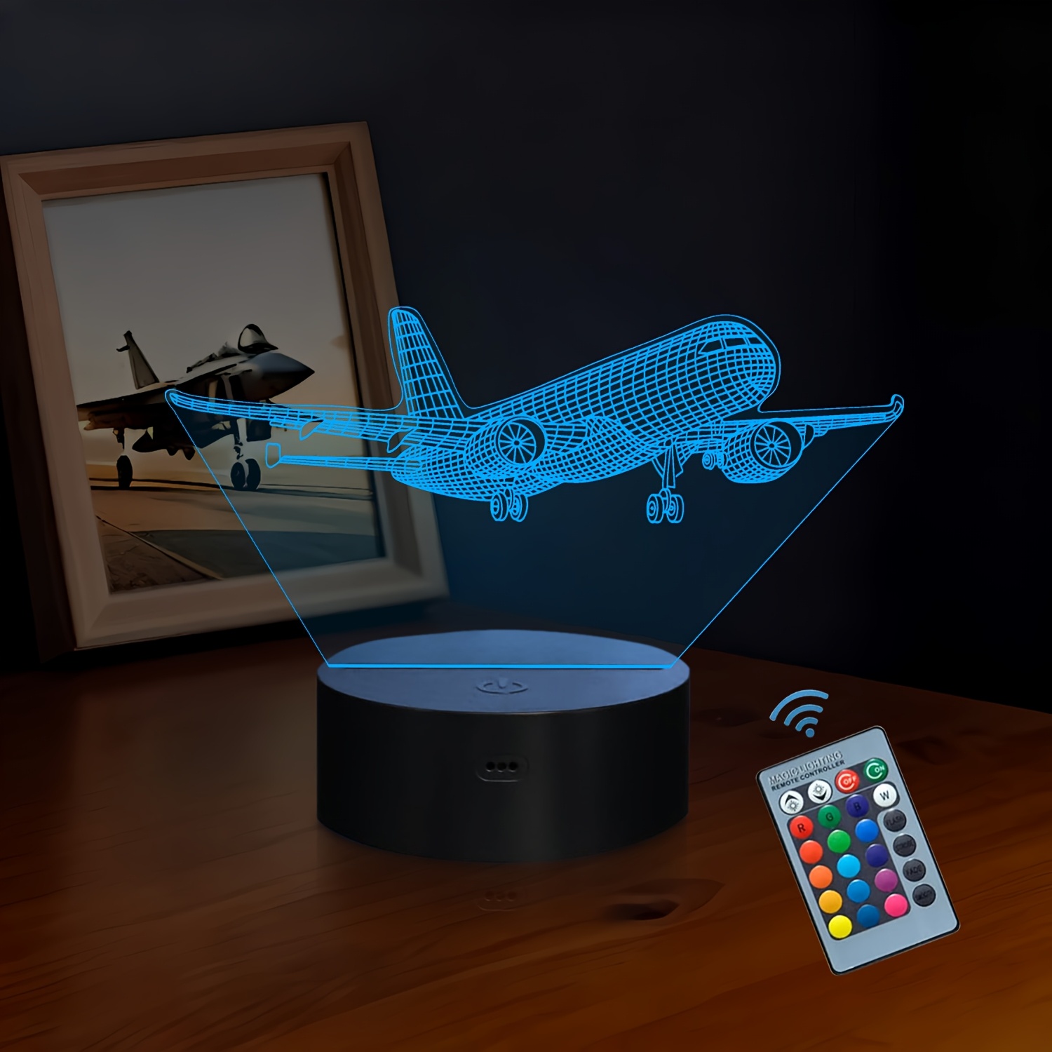 Airplane night light detail