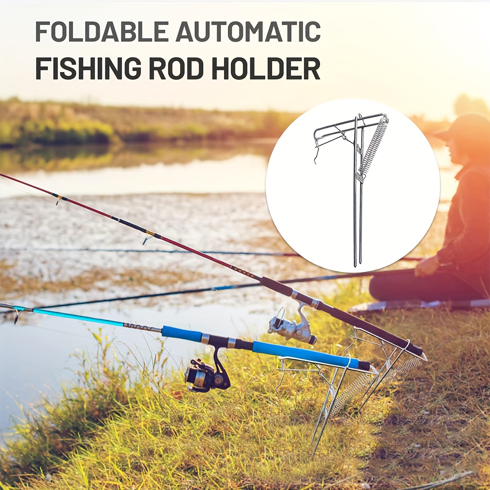 360° Adjustable Fishing Pole Stand Universal Foldable Bracket - Temu