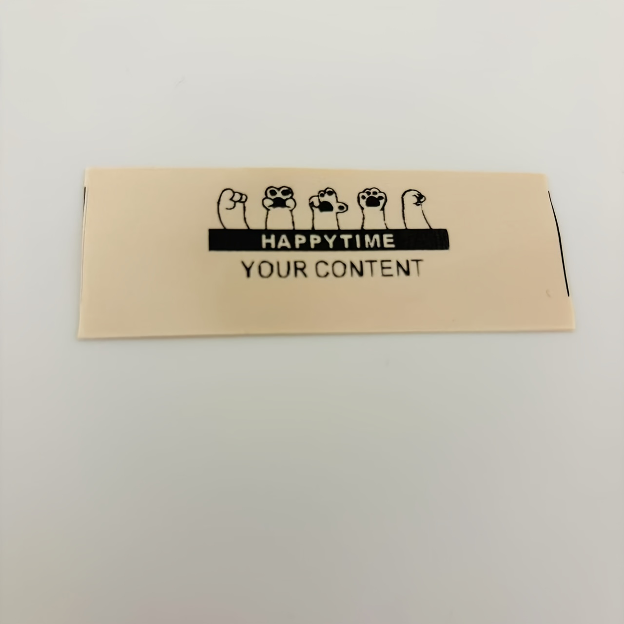 TEMU 50pcs Of Personalized Name Custom Ribbon Labels Use Heat Transfer Technology To That The Patterns And Text Are Clear And Beautiful, Suitable For