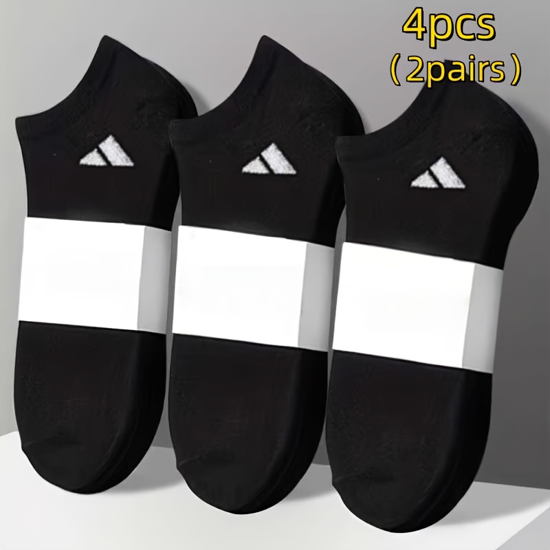 TEMU Calzini invisibili unisex da 4 pz/10 pz (2 /5 ) - Calzini a facili e versatili, , , - Tessuto traspirante e assorbi-umidit�, adatti per basket,