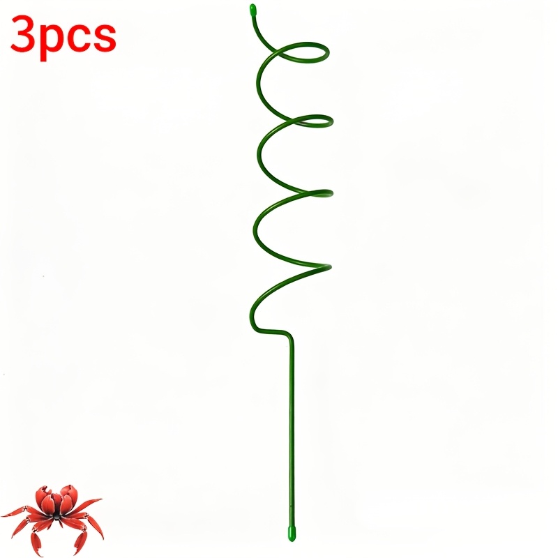 TEMU supporto a spirale a per piante in vaso da balcone, staffa per piante rampicanti, palo di per piante