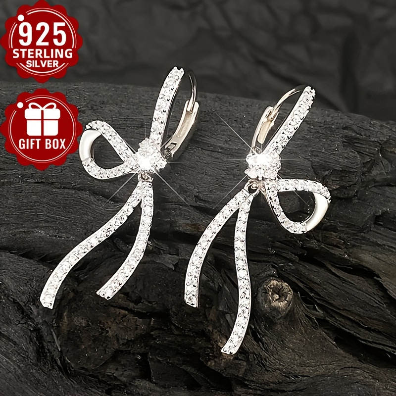 Fashionable 925 Sterling Silver Butterfly Earrings, Daily Wear