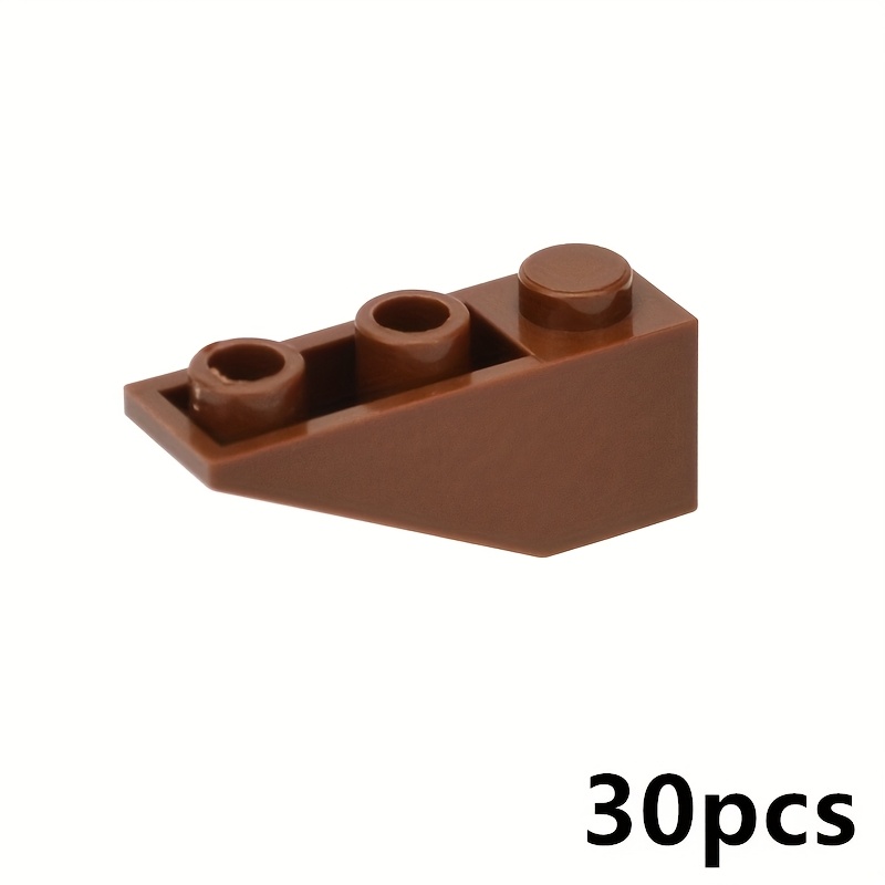 30pcs Building Blocks Roof Tile Inverted Slope Bricks
