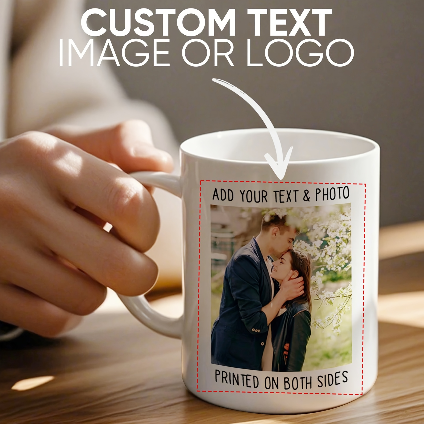 photo mug sold on Temu United States