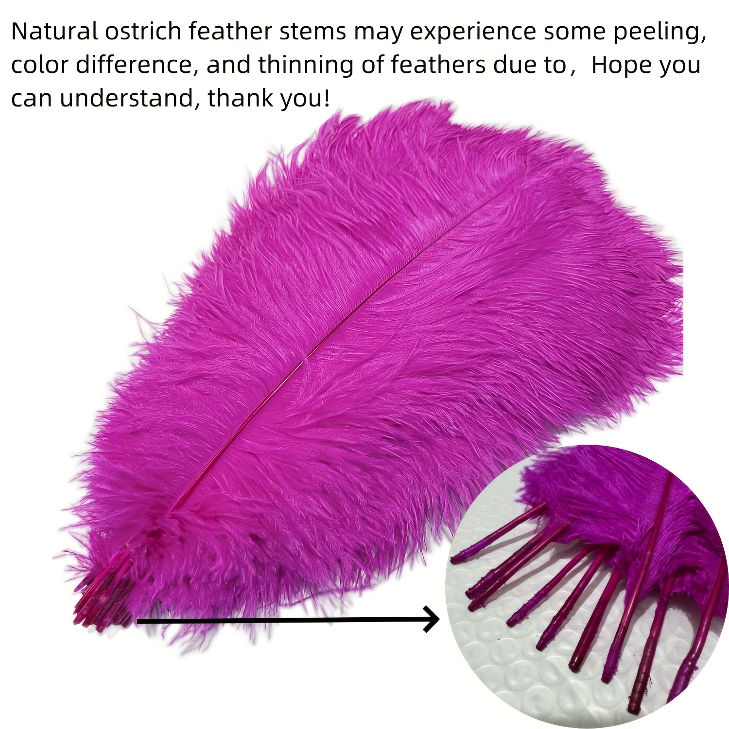 10Pcs White Ostrich Feathers Centerpieces for Wedding Table Large Natural  Feather Carnival Accessories Pluma for Vase
