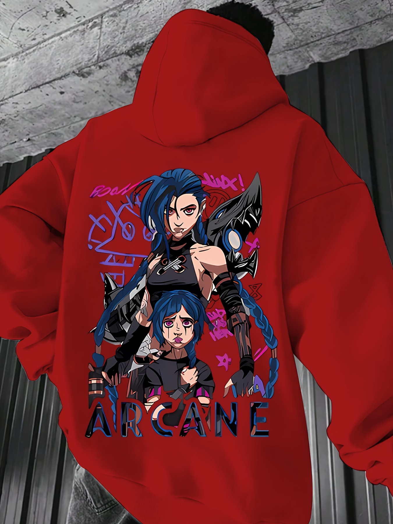 Dessin Animé Sweat Homme Avec Dessin Sweat à Capuche Bleu Homme