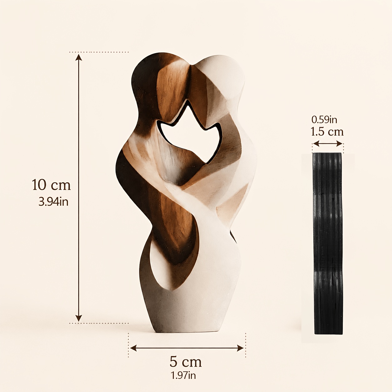 2D Plano - 1 pieza de Escultura de Escritorio 2D, PE - Imagen 3
