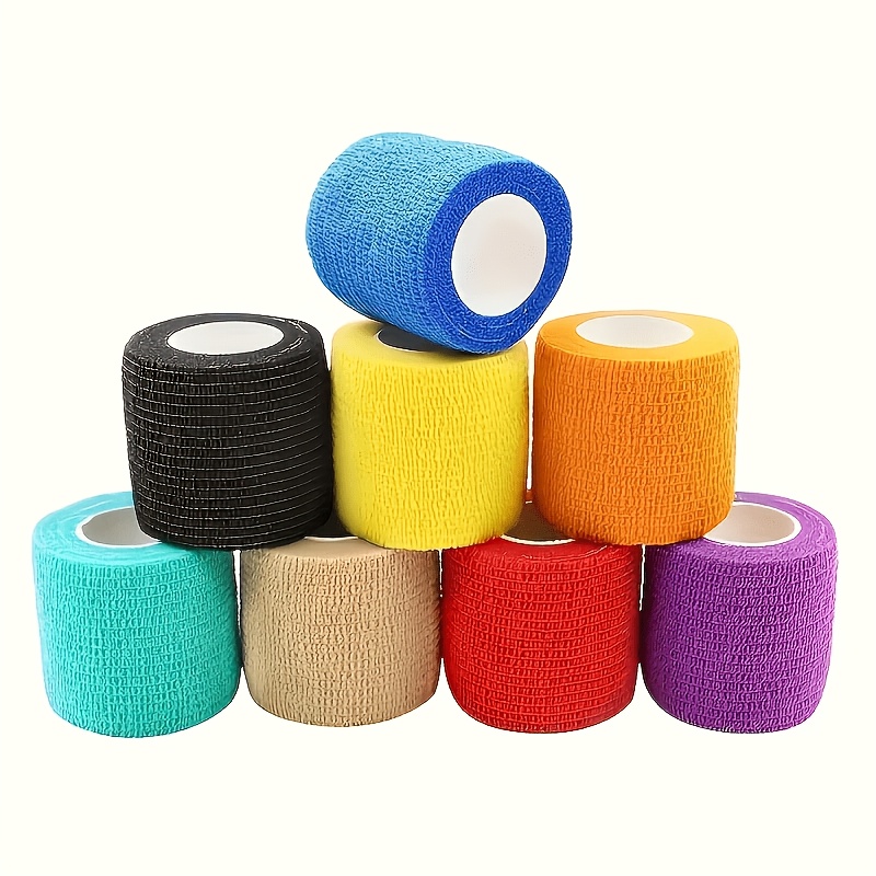 43 Rolls Self-Adhesive Elastic Cohesive Wraps, Mixed Colors