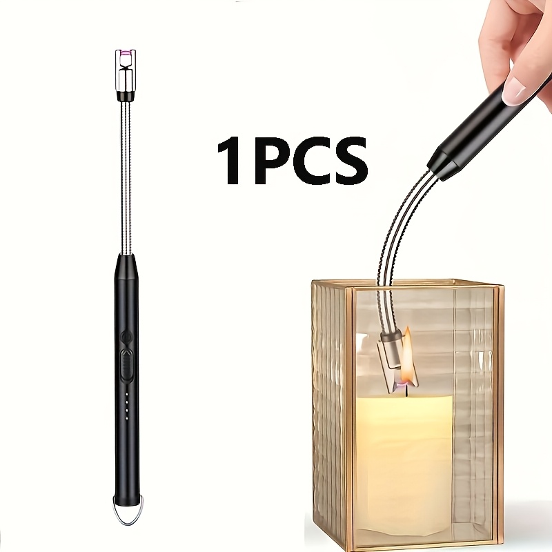TEMU 1/3/5pcs Encendedor Multifuncional Giratorio 360° con Carga USB, Encendedor de Vela, Encendedor Electrónico de , Encendedor de Gas a Prueba de