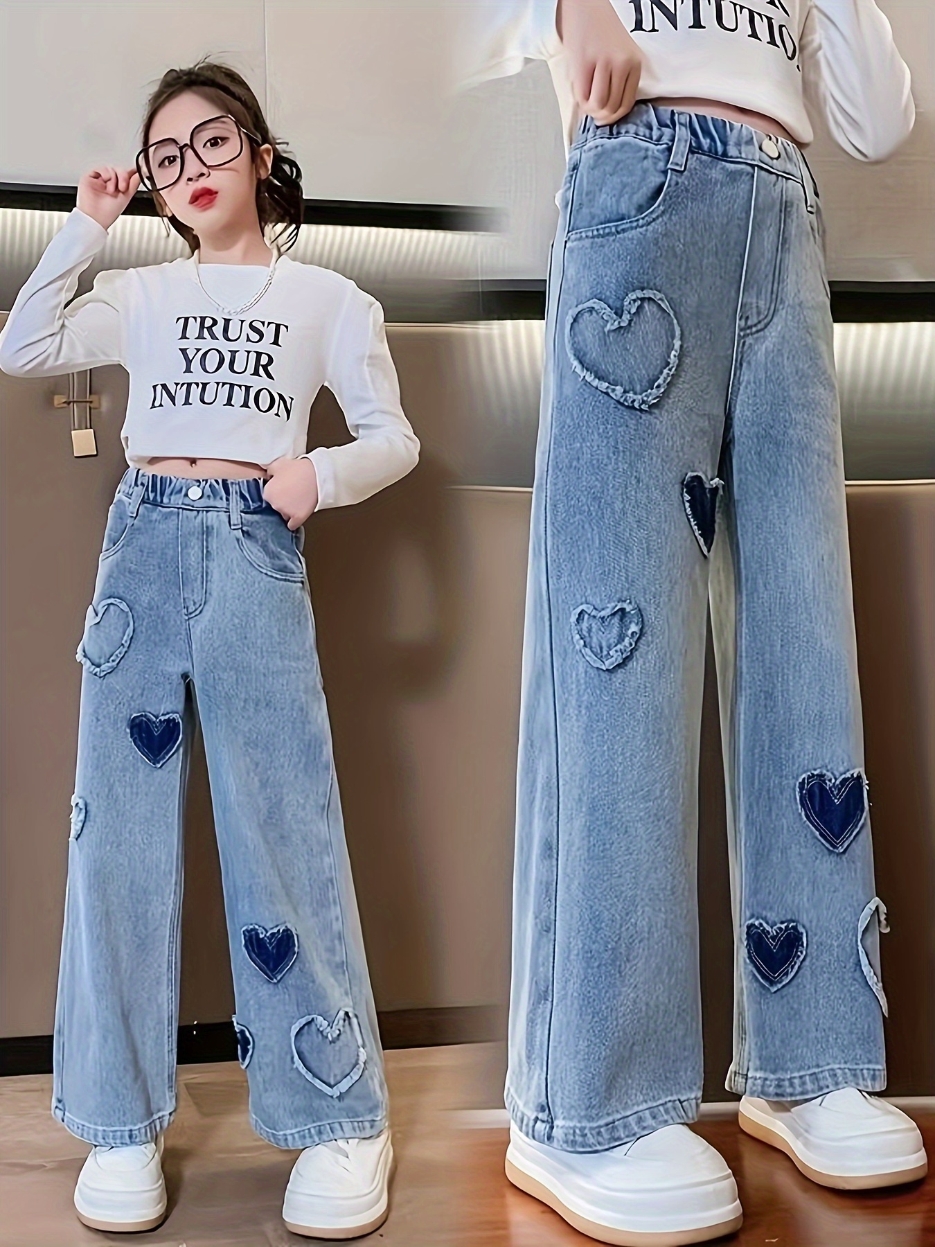 fancy ladies jeans top