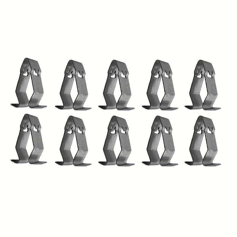 E-shop 10 Stück Autositz-Rückenklammern, V-förmige Innenverkleidungen, Sitzschutzgurte, passend für Audi A3, A4, A5, A6, A8, Q3, Q5, Q7, TT Modelle,
