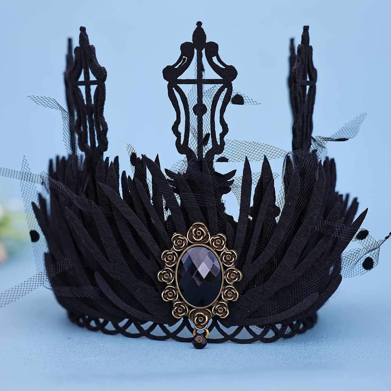 Baroque Crown Crown Headband Halloween Makeup Ball Gothic Style Accessories