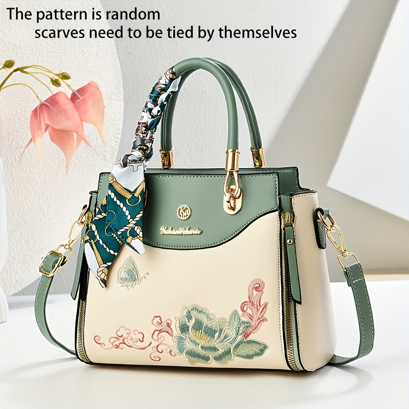 Women's Handbag With Adjustable Crossbody/shoulder Strap - Elegant Solid Zipper Closure Purse Suitable For Daily Use,, Shopping - Casual & Elegant Handbag Gift (christmas/thanksgiving)