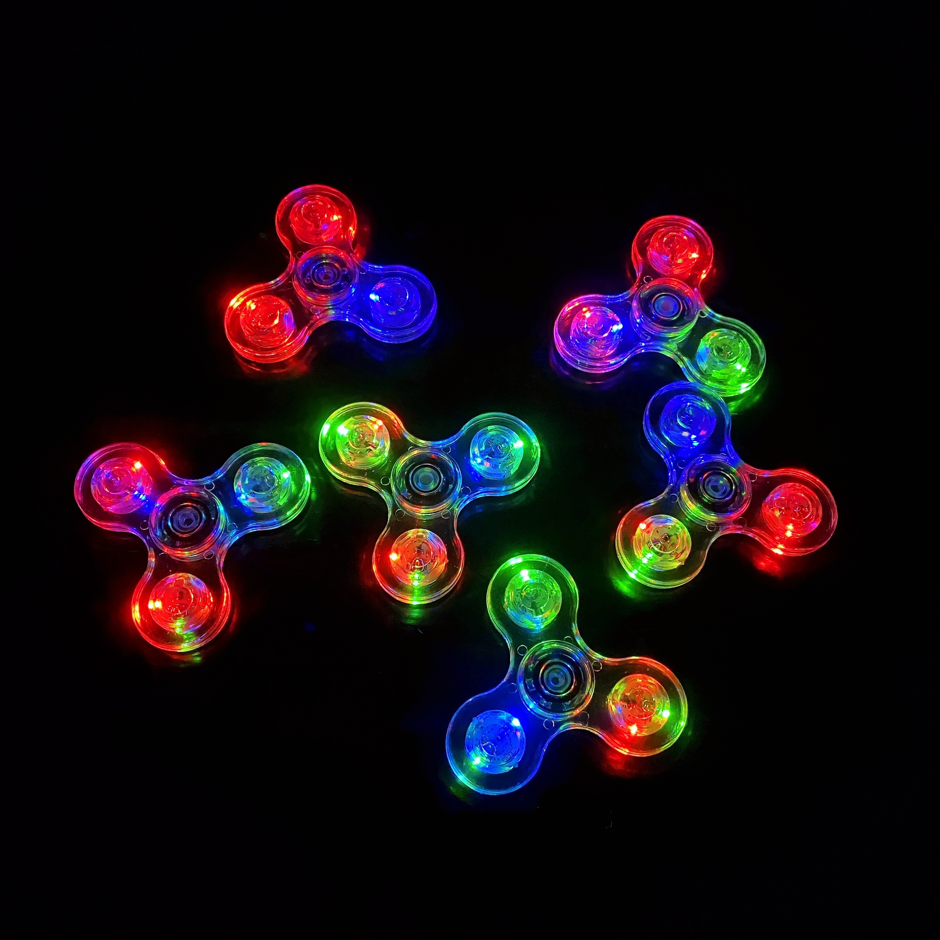 Kristall Leuchtende Led licht Fidget Spinner Hand Top - Temu Austria