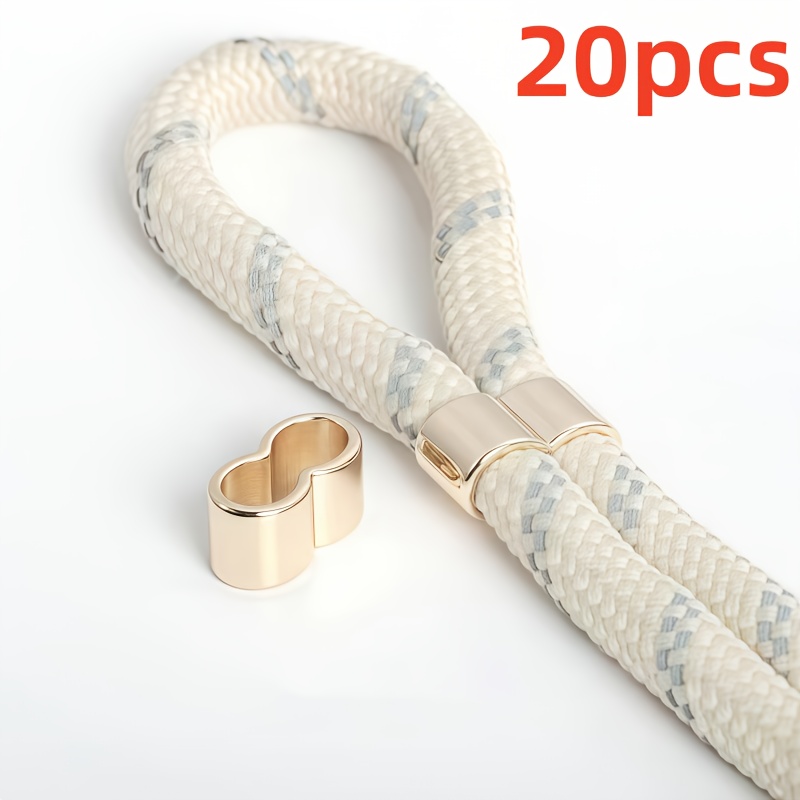 TEMU 20 pezzi Fibbie di bloccaggio per scale in di , scorrimenti a forma di 8 per coulisse, giacche, zaini, pantaloni, artigianato e accessori per