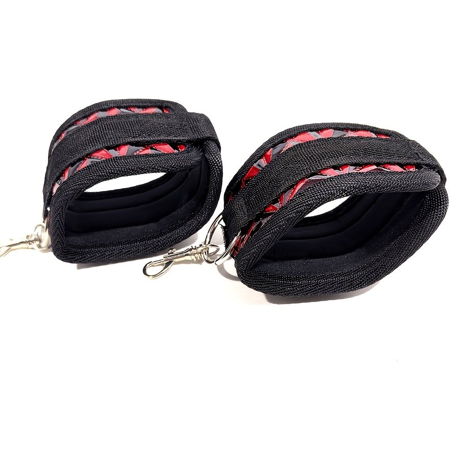 Fashionable Plus-Size Nylon Suspender with Dark Red Geometric Diamond Patterns, Soft, Comfortable, Durable, And Suitable for Various Occasions, Resistant to Damage, Unique Scene Suspender