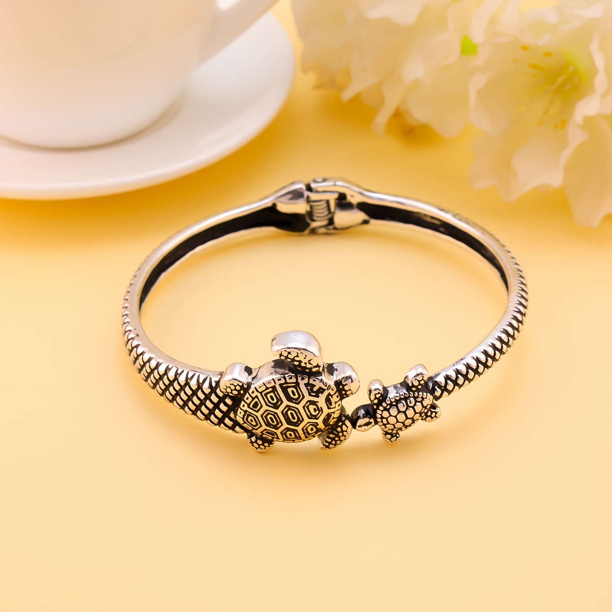 Women's Turtle Bracelet - Adjustable Cord Sea Turtle Jewelry