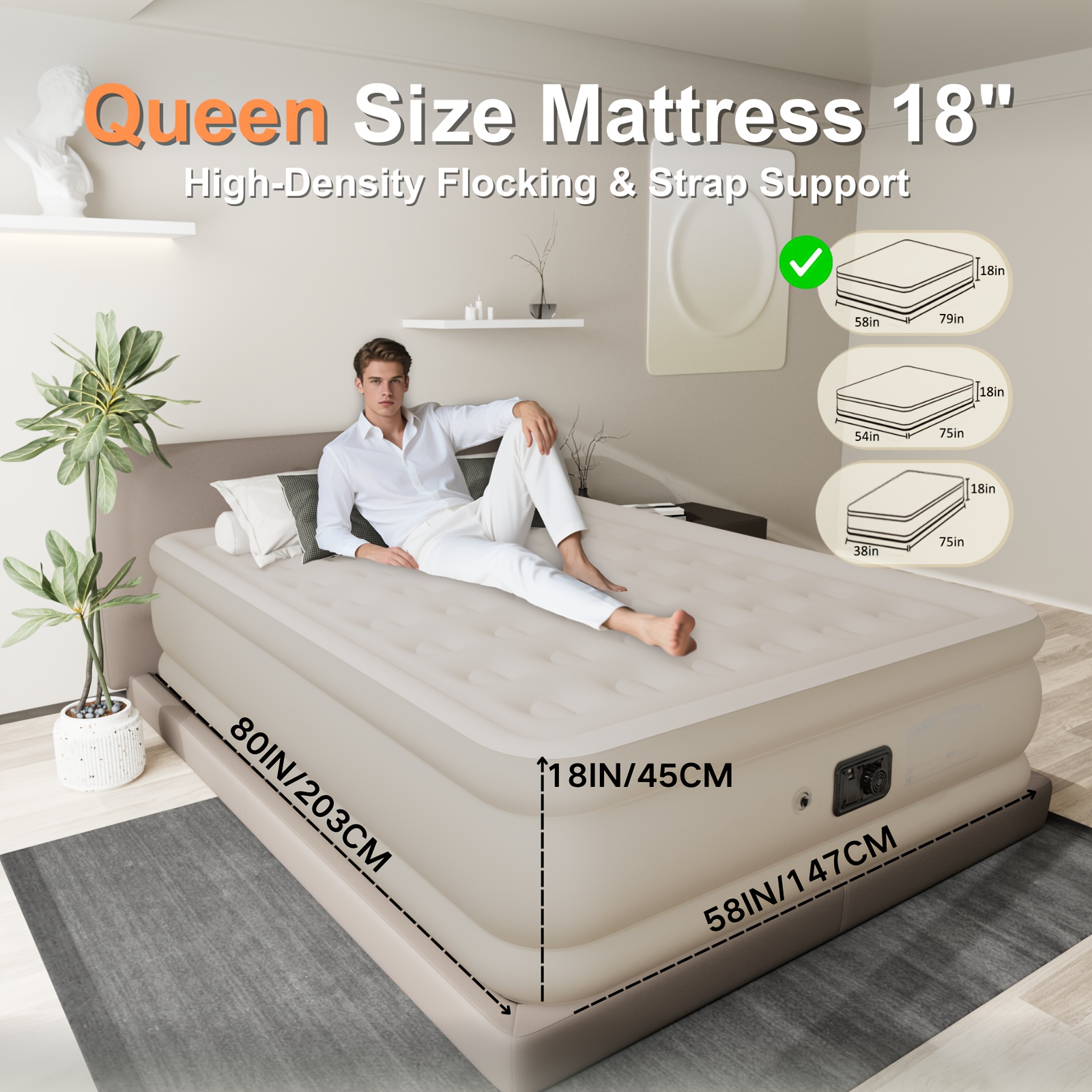 heavy duty queen size air mattress