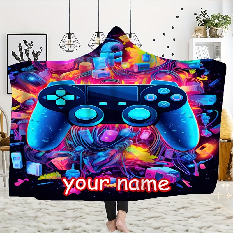 

Customizable Hooded Blanket, , , , , Polyester , ,