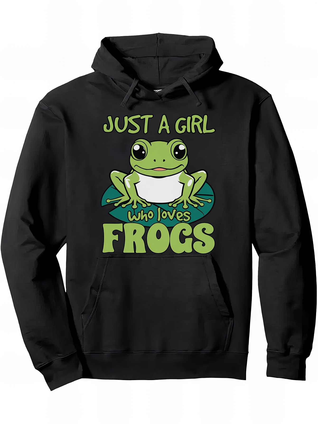 men's cool frog graphic hoodie 