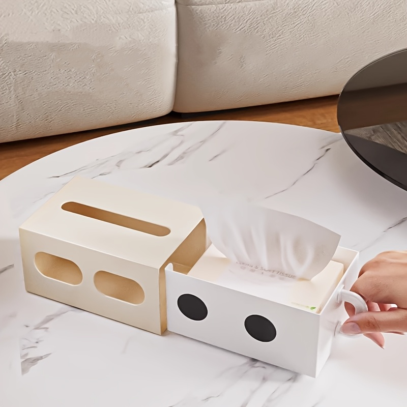 1 cute little   plastic tissue take     desktop car tissue   room plastic cream household napkin creative funny pumping box Product details 5
